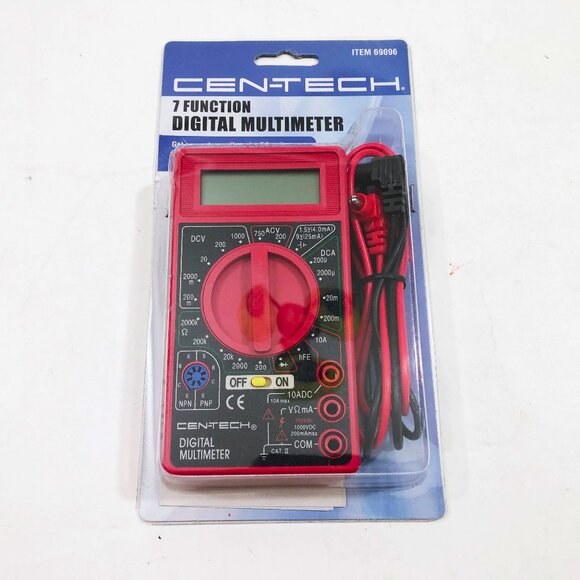 Cen-Tech Digital Multimeter 7 Functions New - Picture 1 of 4